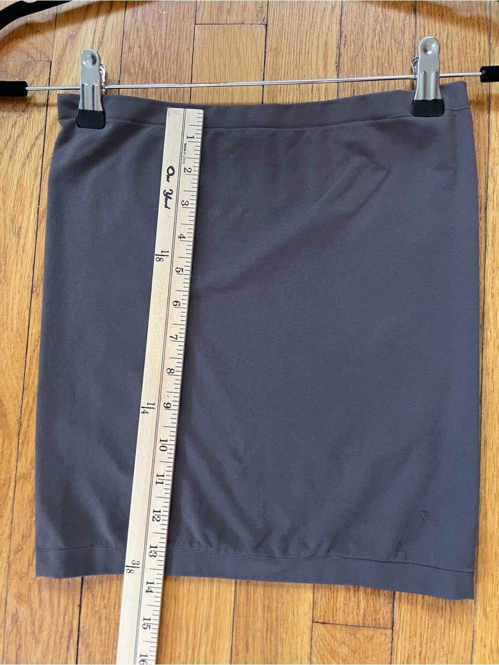 Wolford Fatal Top Sleeveless seamless slim tube top size Medium Saba grey brown - Picture 6 of 8